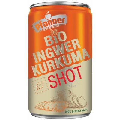 PFANNER Ginger Curcuma shot Bio 150 ml