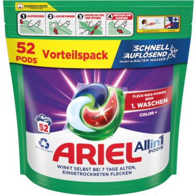Ariel gelové kapsle Color All in 1 52 PD – Zbozi.Blesk.cz