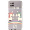 Pouzdro a kryt na mobilní telefon Samsung Pouzdro TopQ Samsung A42 silikon Unicorn Love