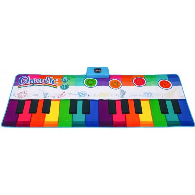 Tomido Hudební podložka piano barevná – Zboží Živě