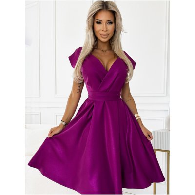 Numoco Fuchsiové šaty scarlett 348-8 – Sleviste.cz