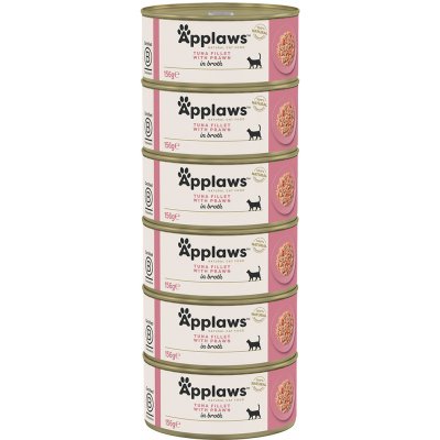 Applaws Cat Tuňák s krevetami 6 x 156 g – Hledejceny.cz