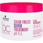 Schwarzkopf Bonacure Color Freeze Silver Treatment pH 4,5 Maska obnovovací maska pro barvené, šedivé a světlé vlasy 500 ml – Hledejceny.cz
