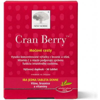 New Nordic Cran Berry 30 tablet – Hledejceny.cz