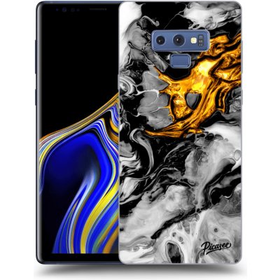 Pouzdro Picasee silikonové Samsung Galaxy Note 9 N960F - Black Gold 2 černé – Zboží Mobilmania