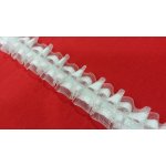 Řasící stuha na vitrážovou záclonu 1:2 2,9 cm – Hledejceny.cz