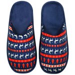 Frogies Winter classic pánske pantofle modrá červená – Zboží Dáma