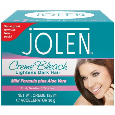 Jolen Creme Bleach Mild zesvětlovač chloupků pro citlivou pokožku 125 ml – Hledejceny.cz