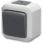 ABB Variant+ dvojitý 6+6 IP54, šedá 3558N-C52510 S – Hledejceny.cz
