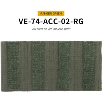 Wosport WST insert sumka MK4 na 4 zásobníky 9mm / SMG Ranger Green – Hledejceny.cz