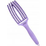 Olivia Garden Finger Brush kartáč na vlasy masážní 6-řadový střední Lavander – Zboží Dáma