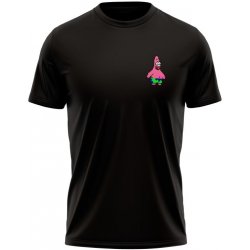 MemeMerch tričko Pixel Patrick Minimalist black