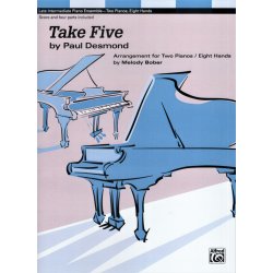 Take Five noty pro dva klavíry a 8 ruk