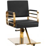 Gabbiano kadeřnické křeslo Avila zlatá černá – Zboží Dáma