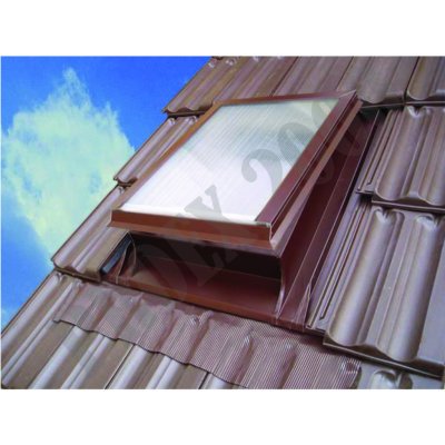 Ševčík Vikýř hliníkový STANDARD 50 x 60 cm + LEXAN hnědý – Hledejceny.cz