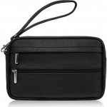 Abruzzo pánská kožená etue do ruky prostorná klasický design černá – Hledejceny.cz