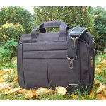 Pánská černá aktovka kufřík velká tmavé stříbrné logo – Hledejceny.cz