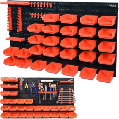 Organizér nástěnný, sada 48 ks Vorel TO-78771 – Sleviste.cz