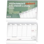 Stolní Poznámkový daňový s citáty 2025 – Zboží Dáma