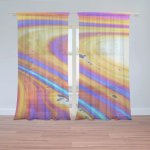 Záclony Barevná abstrakce: 2 ks - 150x250 cm - Sablio – Hledejceny.cz