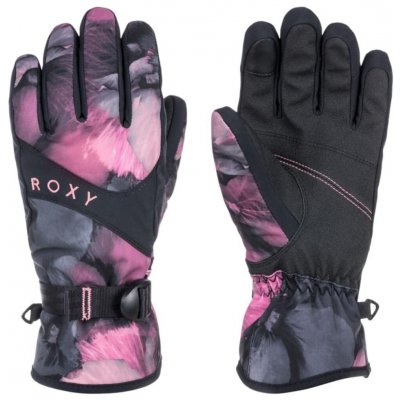 Roxy dámské zimní rukavice Jetty Glov true Black Pansy Pansy černá