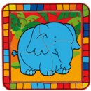 Dřevěná hračka Bino Puzzle slon