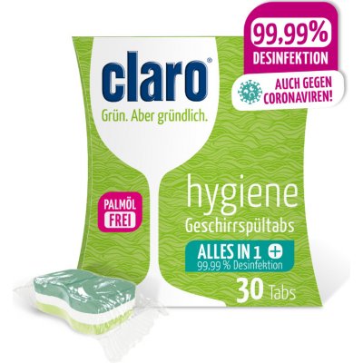 Claro Hygiene All in 1 tablety do myčky nádobí 30 ks