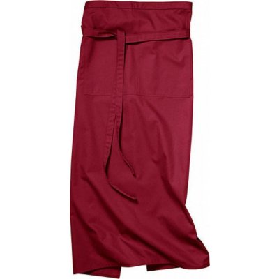CG Workwear Gastro zástěra Roma odolná proti pomačkání 100 x 100 cm třešňová 100 x 100 cm CGW1260 – Hledejceny.cz
