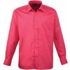 Pánská Košile Premier Workwear pánská košile s dlouhým rukávem PR200 hot pink