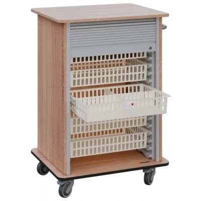 DEXTER 25 ABS vozík boxový, roletový, 1180x780x620 mm, dub bardolino – Hledejceny.cz