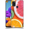 Pouzdro a kryt na mobilní telefon Samsung Pouzdro ACOVER Samsung Galaxy A21s s motivem Fruit