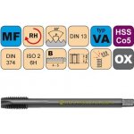 NÁSTROJE CZ Závitník strojní M14x1,5 ISO2 HSSCo5 OX DIN 374 B - 3690 - CZZ3690-M14X1,5-ISO2 – Hledejceny.cz