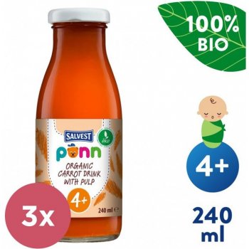 Salvest Põnn BIO Mrkvová šťáva s dužinou 240 ml