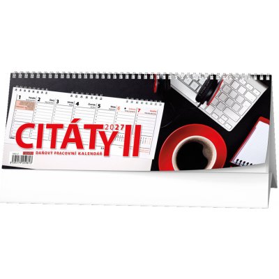 Stolní Pracovní CITÁTY II 2027 – Zboží Dáma