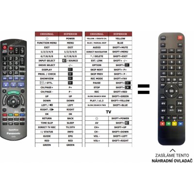 Dálkový ovladač Predátor Panasonic DMR-BW750GL – Hledejceny.cz