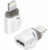 Adaptér a redukce k mobilu XO NB256F microUSB na Lightning bílý