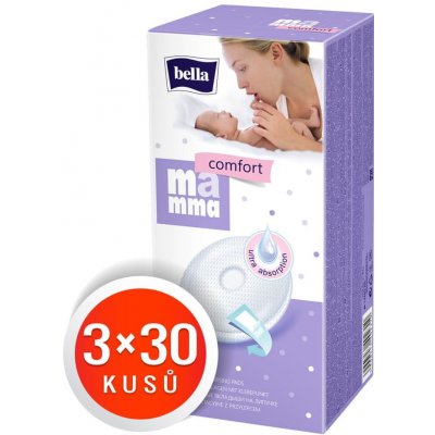 Bella Prsní vložky Mamma Comfort 3x30ks – Hledejceny.cz