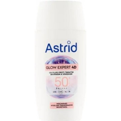 Astrid Pleťový fluid proti tmavým skvrnám a vráskám SPF 50 Glow Expert 4D 50 ml – Hledejceny.cz