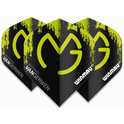 Winmau Mega Standard Michael van Gerwen Green and Black W6900.234 – Zboží Dáma