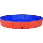 vidaXL Skládací bazén pro psy PVC modrý 200 x 30 cm – Sleviste.cz