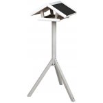 Trixie Natura Venkovní krmítko se stříškou trojnožka 1,15 m 65 x 46 cm šedobílá – Zboží Dáma