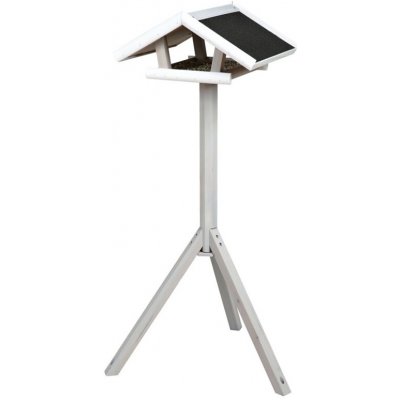 Trixie Natura Venkovní krmítko se stříškou trojnožka 1,15 m 65 x 46 cm šedobílá – Zboží Dáma