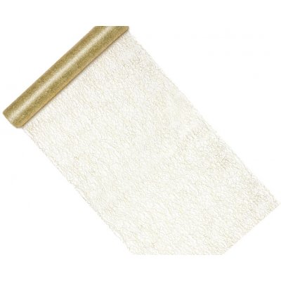PartyDeco PartyDeco Dekorativní síťka - zlatá 0,36 x 9 m – Hledejceny.cz