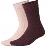 Esmara dámské hebké ponožky 2 páry fialová/růžová – Sleviste.cz