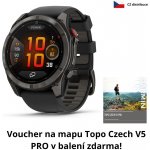 Garmin Fenix 8 PRO 51 mm, AMOLED, Sapphire, Black/Pebble Grey 010-03199-01 – Zboží Živě
