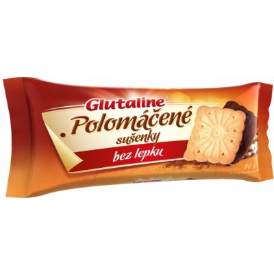 Druid Glutaline sušenky polomáčené bez lepku 80 g – Zbozi.Blesk.cz