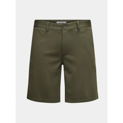 Only & Sons Khaki kraťasy Mark