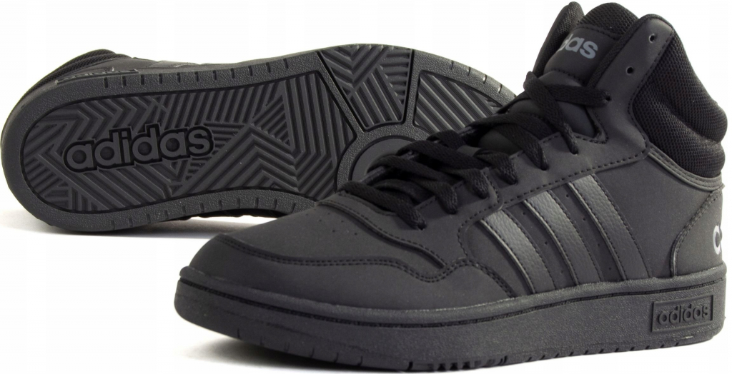 adidas Hoops 3.0 Mid core black/core black/grey six