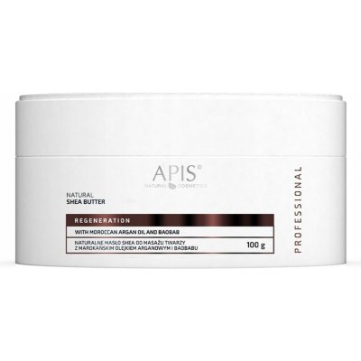 Apis Professional Regeneration Natural Shea Butter with Moroccan Argan Oil and Baobab přírodní bambucké máslo s arganovým olejem 100 g – Zboží Dáma