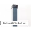 Pletiva RETIC Plotový sloupek GALAXIA ZN+PVC 60x40x1,5x1800, antracitový GA180OR